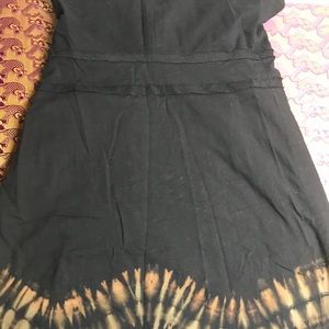 Dakini black dress with tie dye cute festival